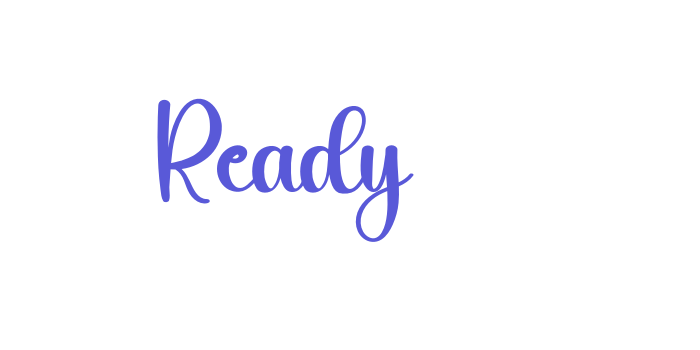 Ready Font