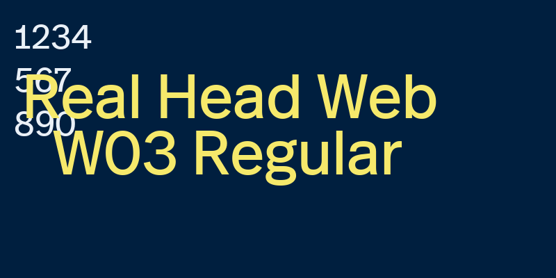 Real Head Web W03 Regular