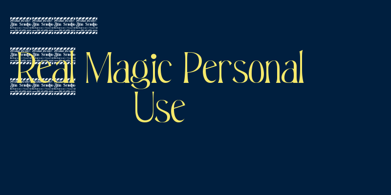 Real Magic Personal Use