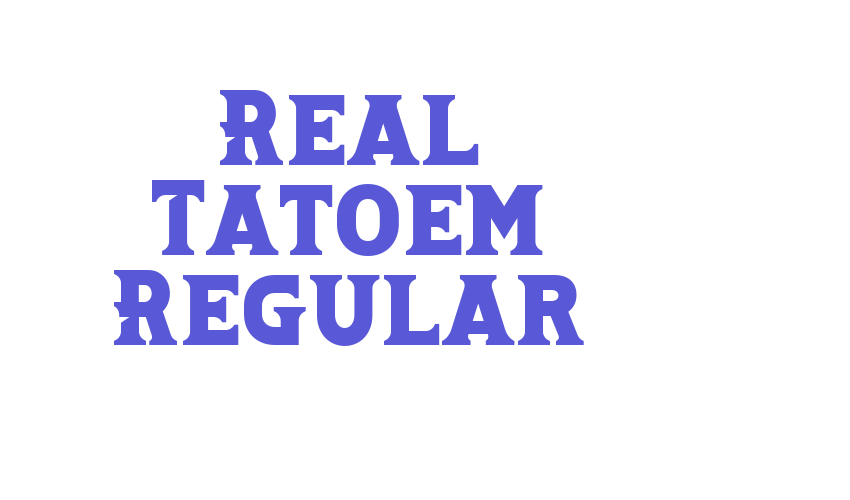 Real Tatoem Regular Font