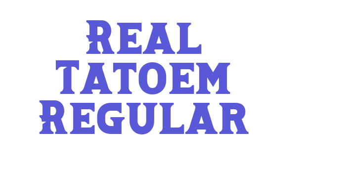 Real Tatoem Regular Font Download