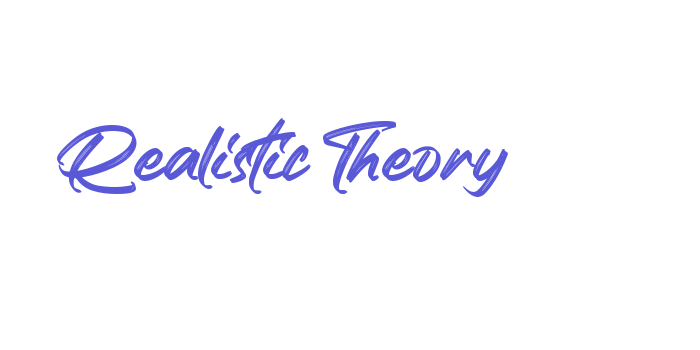 Realistic Theory Font Download