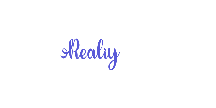 Realiy Font Download