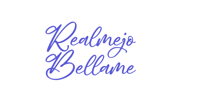 Realmejo Bellame Font