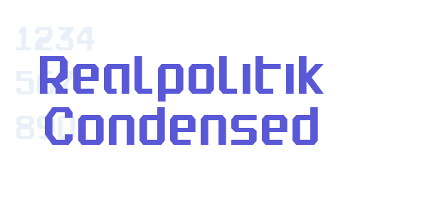 Realpolitik Condensed font