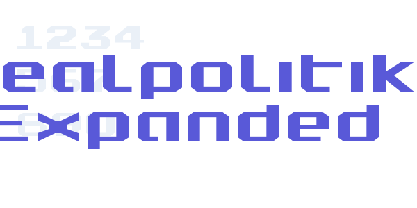 Realpolitik Expanded font free