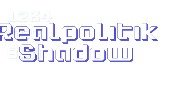 Realpolitik Shadow font