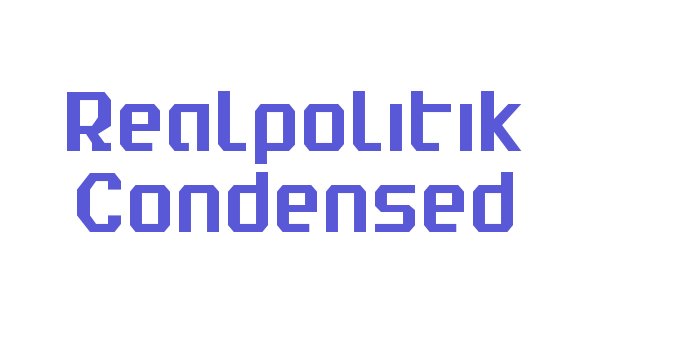 Realpolitik Condensed Font Download