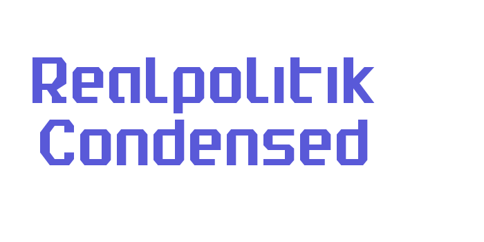 Realpolitik Condensed Font