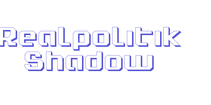 Realpolitik Shadow Font Download