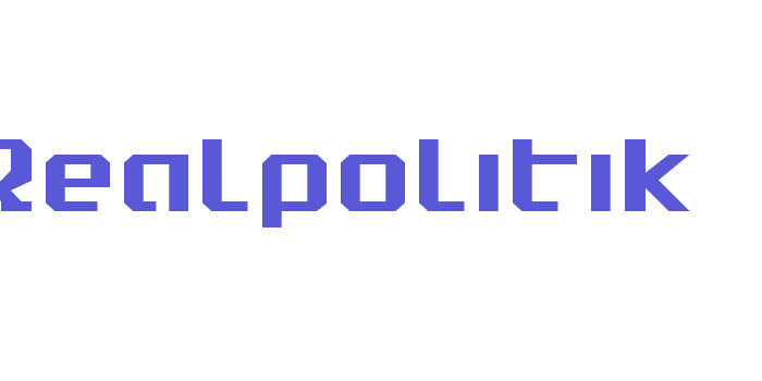 Realpolitik Font