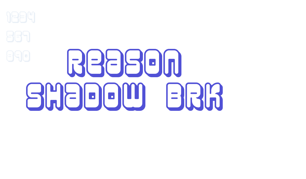 Reason Shadow BRK-font-download