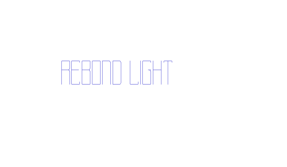 Rebond Light-font-download