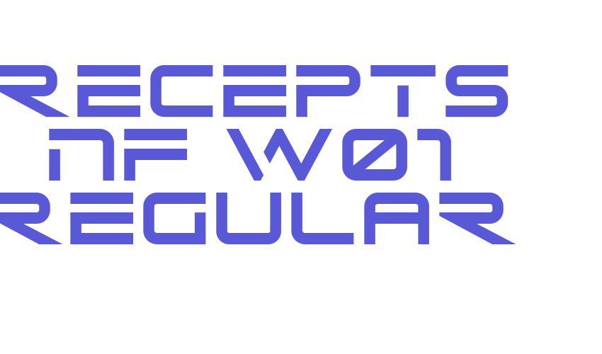 Recepts NF W01 Regular Font Download