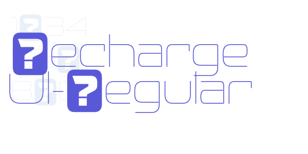 Recharge Ul-Regular font free