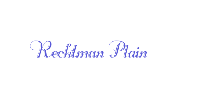 Rechtman Plain Font Download