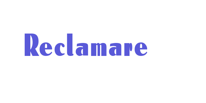 Reclamare Font Download