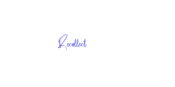 Recollect Font Download