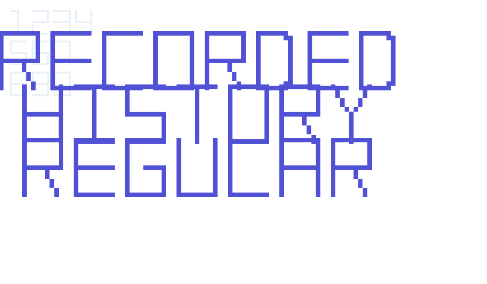 Recorded History Regular-font-download