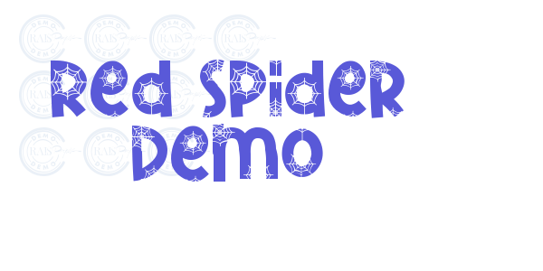 Red Spider Demo font free