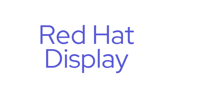 Red Hat Display Font Download