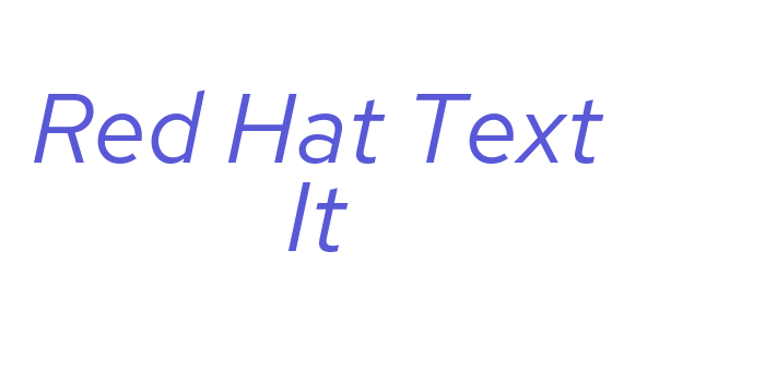 Red Hat Text It Font Download