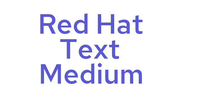 Red Hat Text Medium Font Download