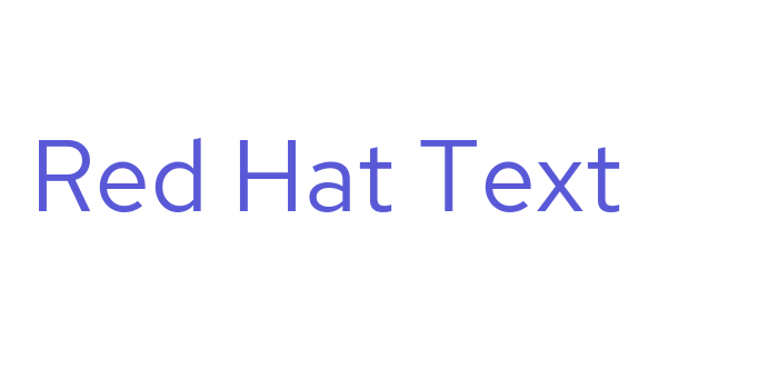 Red Hat Text Font Download