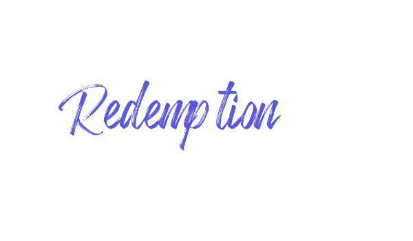 Redemption font free