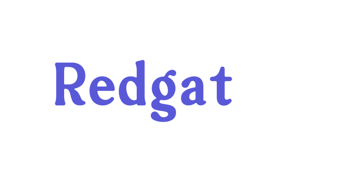 Redgat Font