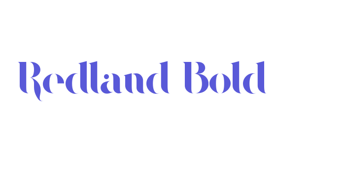 Redland Bold Font Download