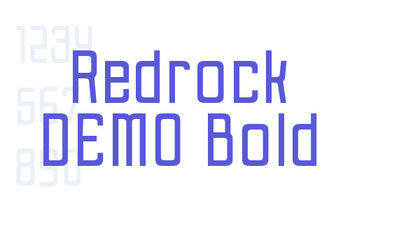 Redrock DEMO Bold font free