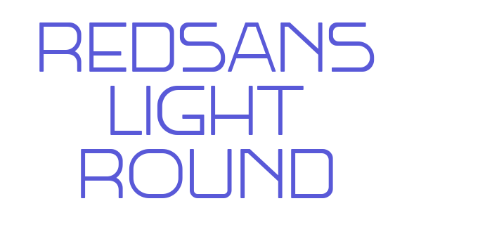 Redsans Light Round Font