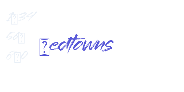 Redtowns font free