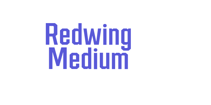 Redwing Medium Font Download