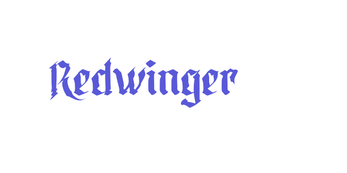 Redwinger Font