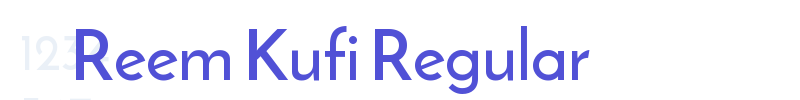 Reem Kufi Regular-font