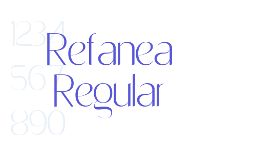 Refanea Regular Font Download