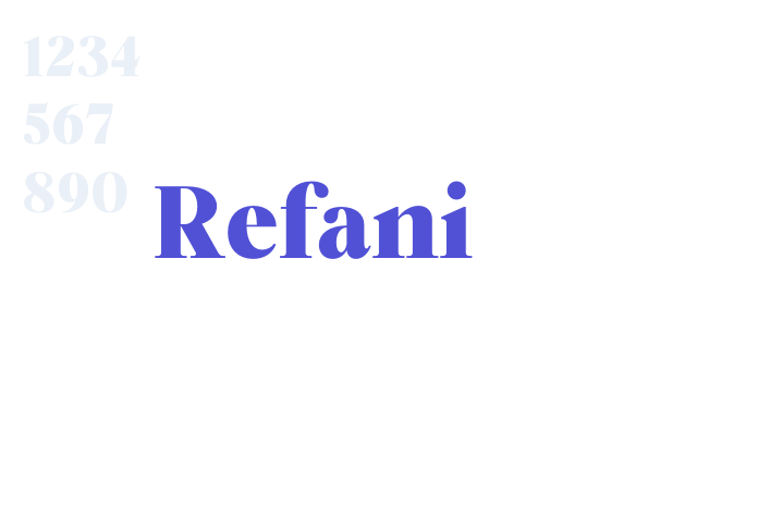 Refani font download