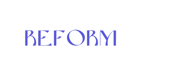 Reform Font Download