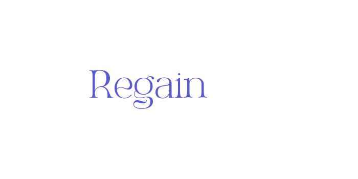 Regain Font