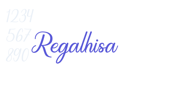 Regalhisa font free