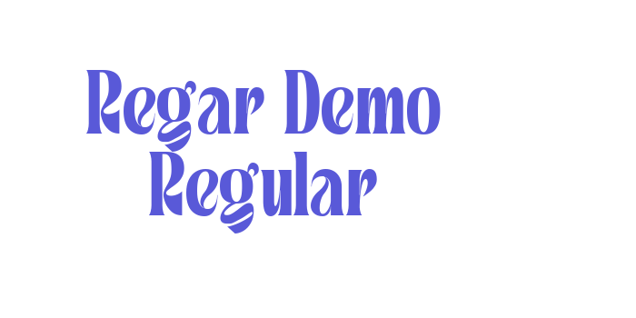 Regar Demo Regular Font