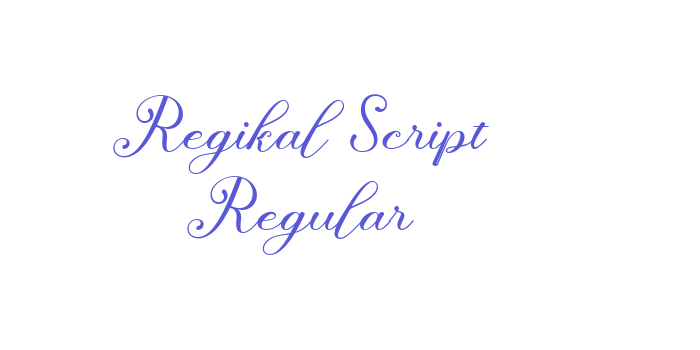 Regikal Script Regular Font Download