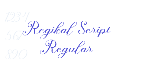 Regikal Script Regular-font-download