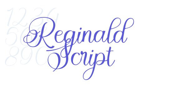 Reginald Script font free