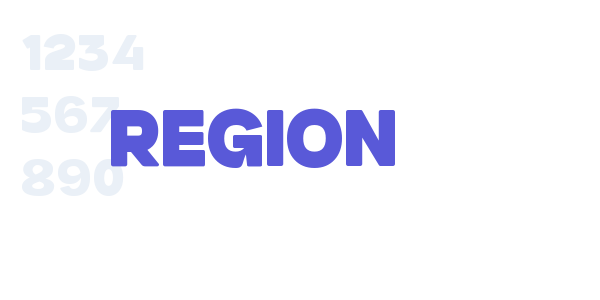 Region font free