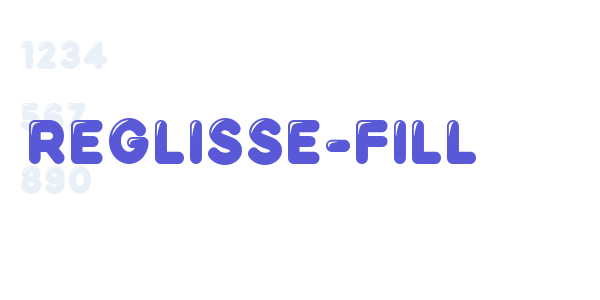 Reglisse-Fill font free