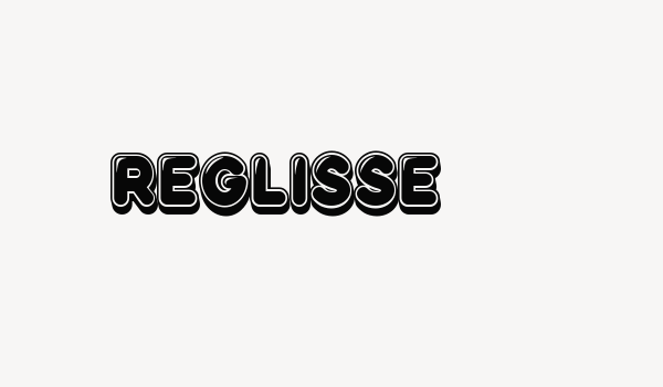 Reglisse Font