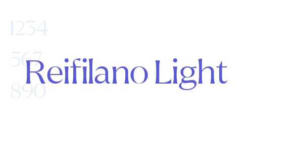 Reifilano Light font free